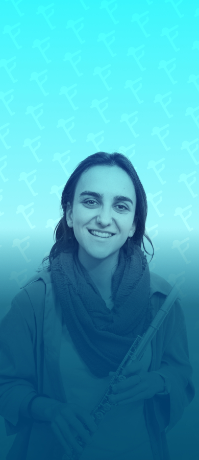 María, the founder of Fluture.